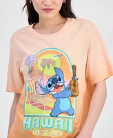 Disney Juniors' Stitch Surf Club Graphic T-Shirt