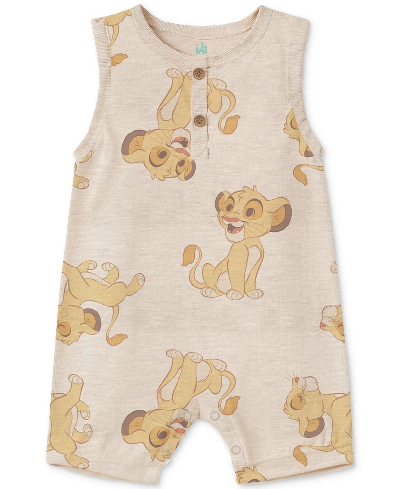 Disney Baby Boys Lion King Rompers, Pack of 2