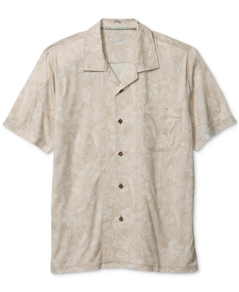 Tommy Bahama Men's Vista Mar Leaf-Pattern Linen Blend Shirt