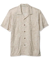 Tommy Bahama Men's Vista Mar Leaf-Pattern Linen Blend Shirt