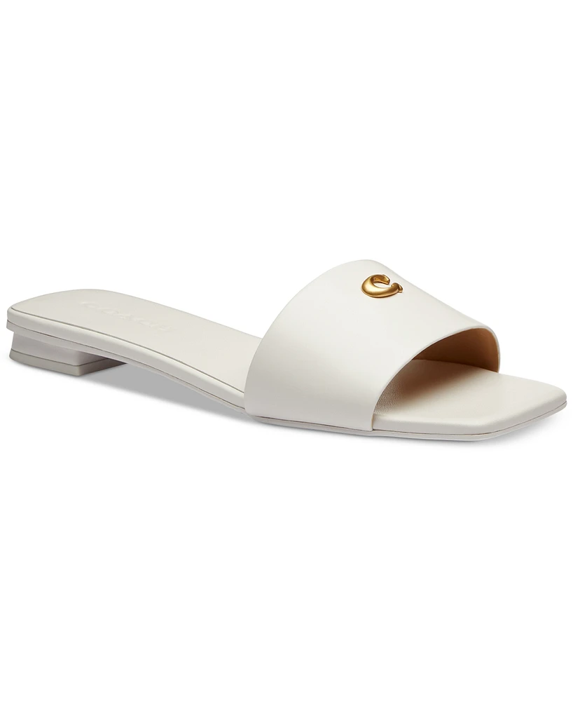Coach Women's Sculpted C Flat Sandals