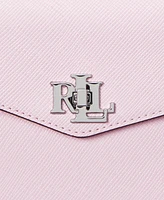 Lauren Ralph Farrah Textured Leather Satchel
