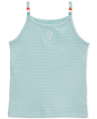 Carter's Toddler Girls Floral Ribbed Tank Top