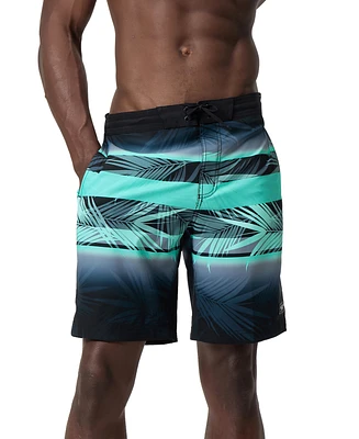 Speedo Men's Bondi Basin Palm Print Drawstring 9" Boardshorts