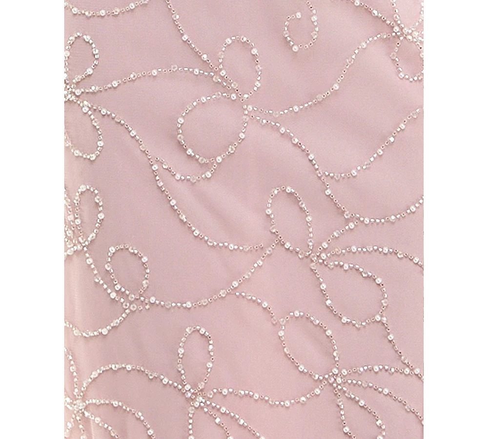 City Studios Juniors' Beaded Midi Slip Dress