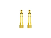 Mee audio 1/4" (6.3 mm) Stereo Audio Adapter (2 Pack)