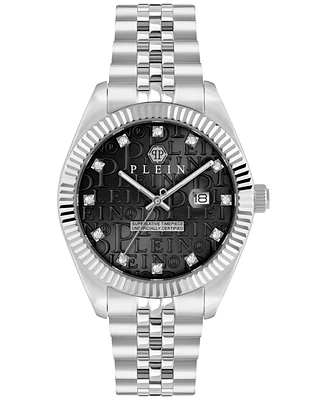 Philipp Plein Men's Date Superlative Stainless Steel Bracelet Watch 41mm
