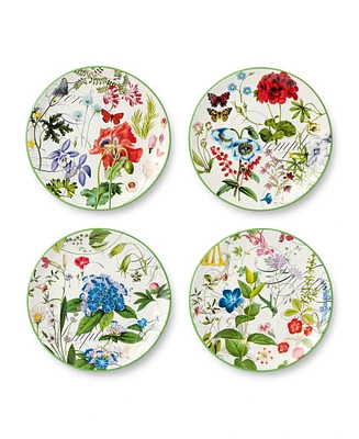 Certified International Greenhouse Salad Plates, Set of 4, Service for 4