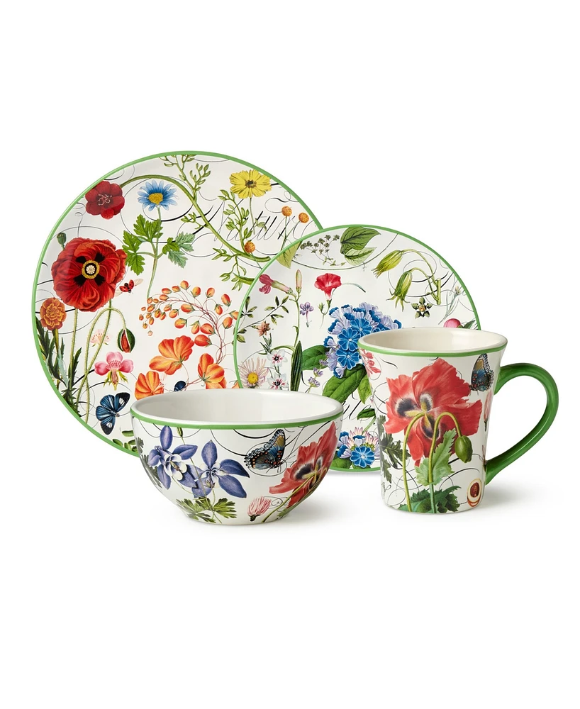 Certified International Greenhouse 16-Pc. Dinnerware Set, Service for 4