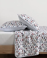 Tommy Hilfiger Boating Flags Cotton Reversible 2-Pc. Quilt Set, Twin