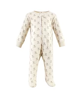 Hudson Baby Baby Boys Hudson Cotton Sleep and Play, Teddy Bears, Newborn