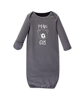 Luvable Friends Baby Cotton Gowns, 4 Pack