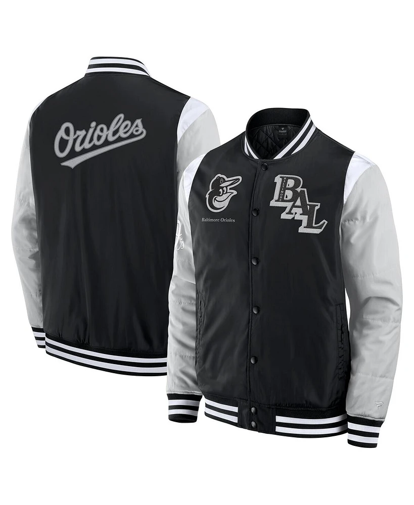 Fanatics Men's Black Baltimore Orioles Elements Elite Full-Snap Jacket