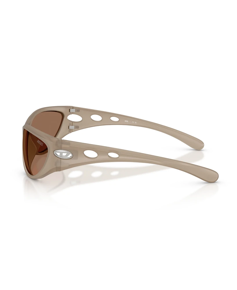 Diesel Unisex Large Sunglasses, DL3004U
