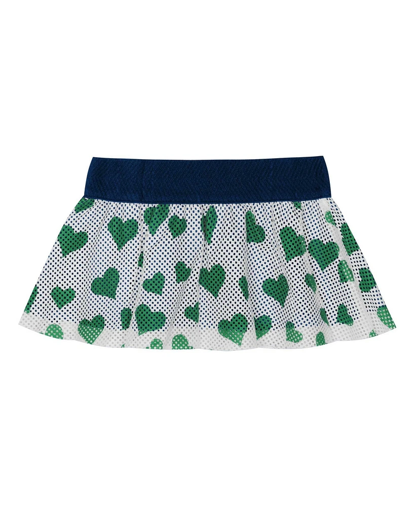 Outerstuff Baby Boys and Girls 2-Piece Notre Dame Fighting Irish Love My Team Bodysuit and Skirt Set