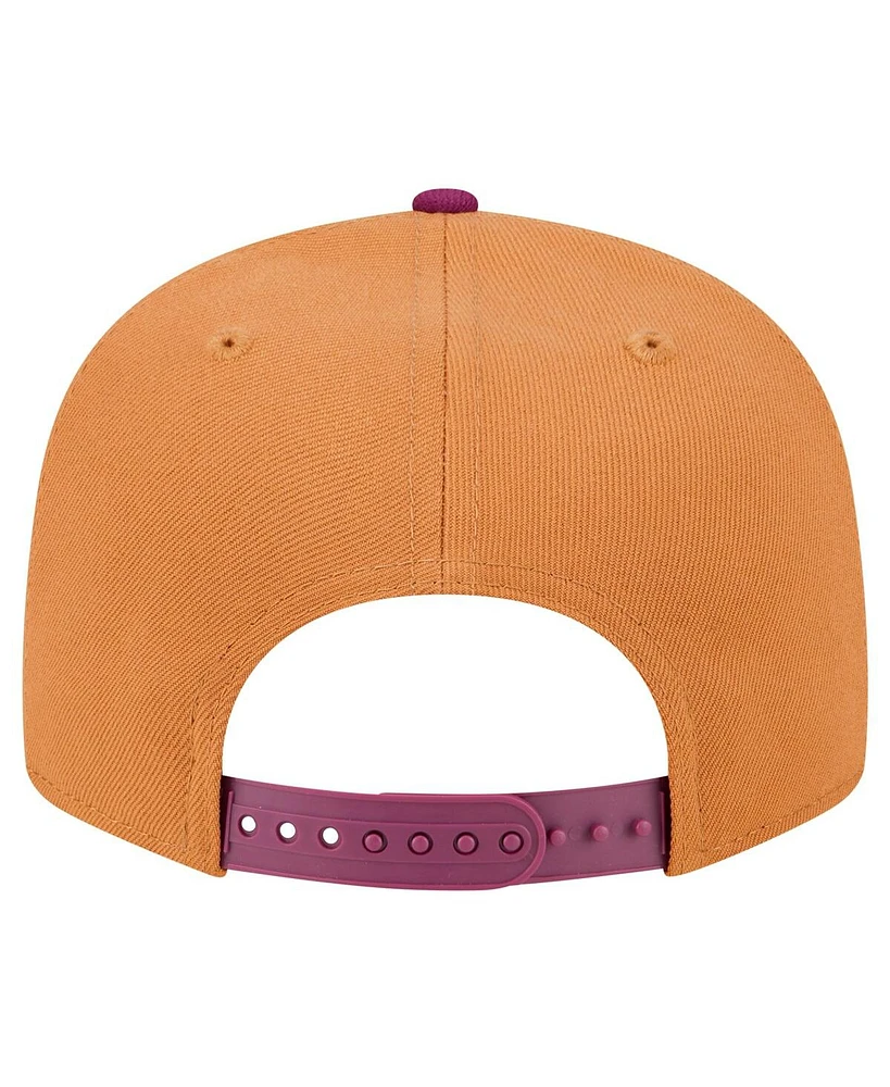 New Era Men's Brown/Purple New York Mets Color Pack Two-Tone 9FIFTY Snapback Hat