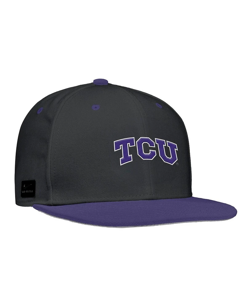 Nike Men's Tcu Horned Frogs On-Field Baseball Performance Fitted Hat