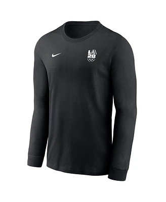Nike Men's Black La 2028 Summer Olympics Team Issue Legend Performance Long Sleeve T-Shirt