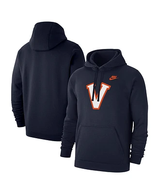 Nike Men's Navy Virginia Cavaliers Vintage Club Fleece Pullover Hoodie