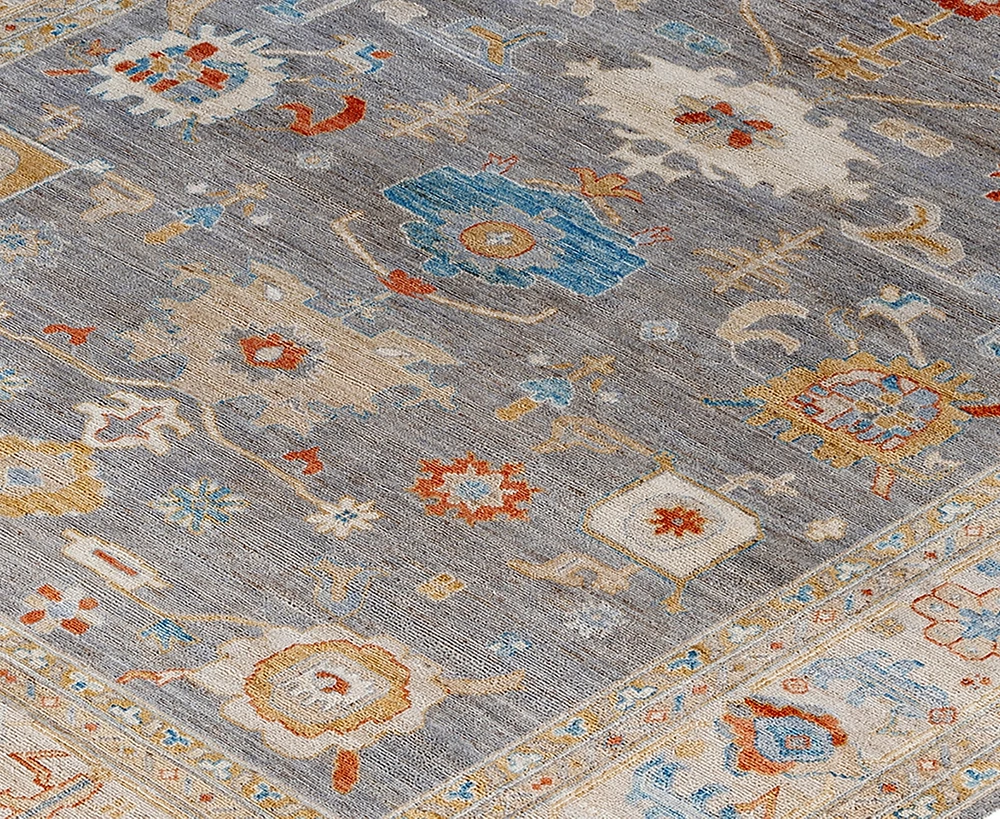 Adorn Hand Woven Rugs Colorful Oushak M1945 8'3''x9'10'' Area Rug