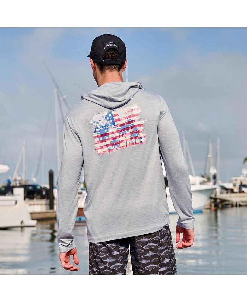 Free Country Men's Microtech Hooded Graphic Sunshirt