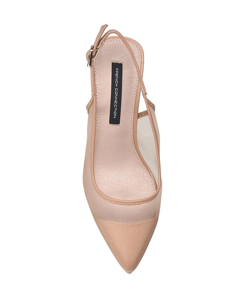 French Connection Women's Cuba Mesh Slingback