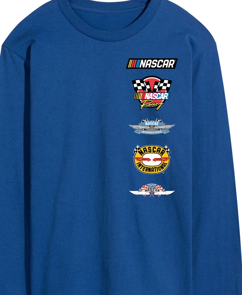 Airwaves Men's Nascar Logo Long Sleeve T-Shirt