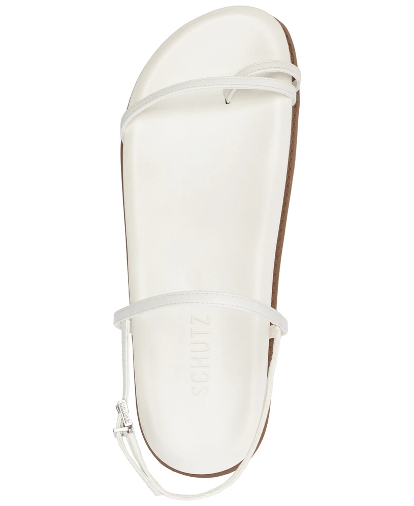 Schutz Women's Azzy Sporty Round Toe Flat Sandals