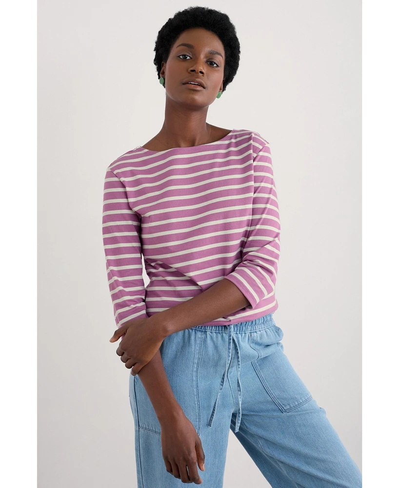 Seasalt Cornwall Women's Sailor Quarter Sleeve Top