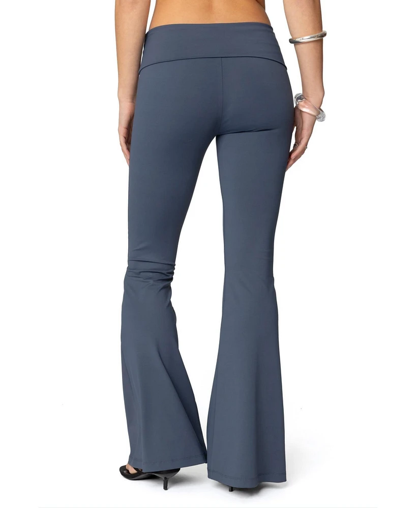 Edikted Women's Jayna Fold Over Leggings