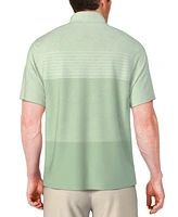 Pga Tour Men's Distressed Stripes Polo Shirt