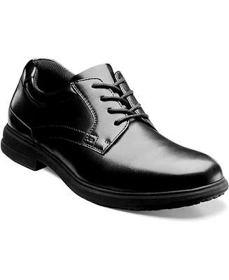 Nunn Bush Men's Sherman Plain Toe Slip Resistant Oxford