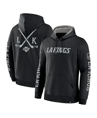 Fanatics Men's Black Los Angeles Kings Big City Legacy Fleece Pullover Hoodie