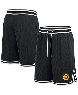 Fanatics Men's Black Pittsburgh Steelers Elements Future Ground Shorts