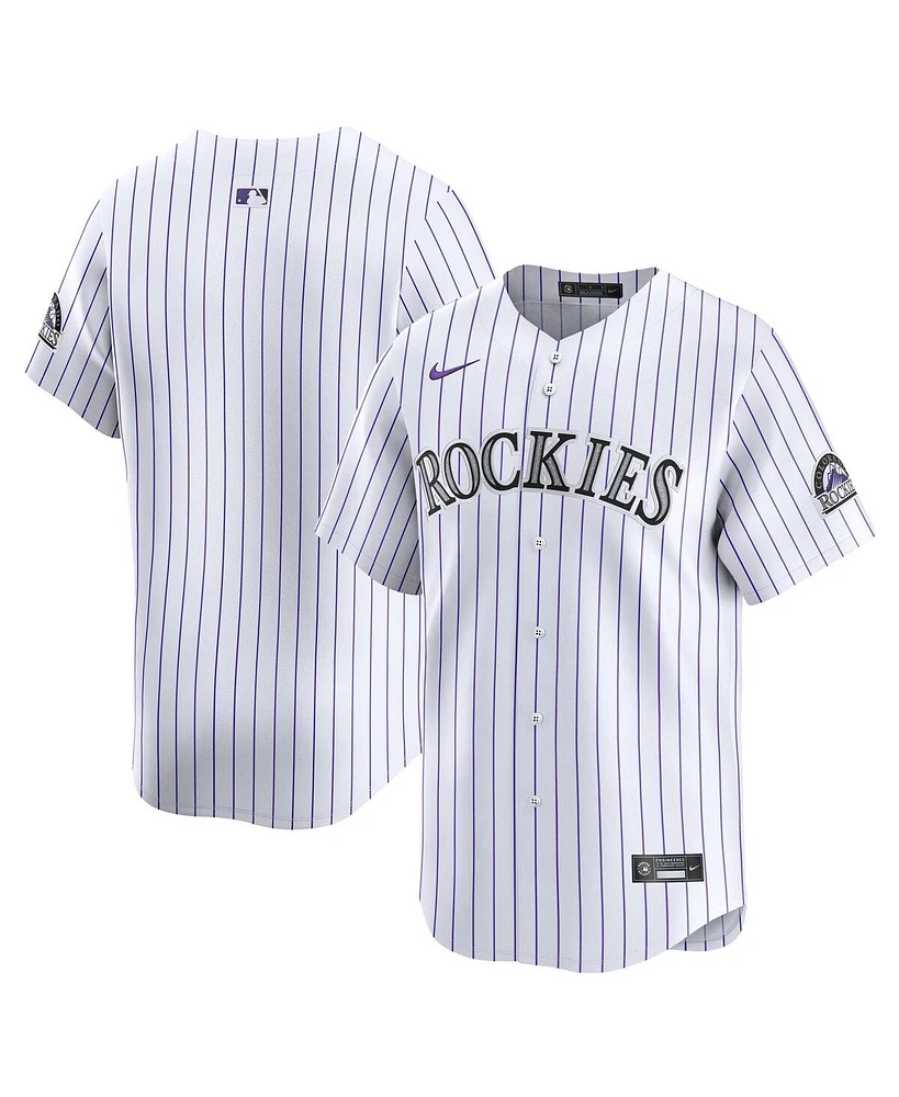 Nike Men's White Colorado Rockies Home Limited Player Jersey