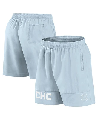 Fanatics Men's Light Blue Chicago Cubs Elements Swim Shorts