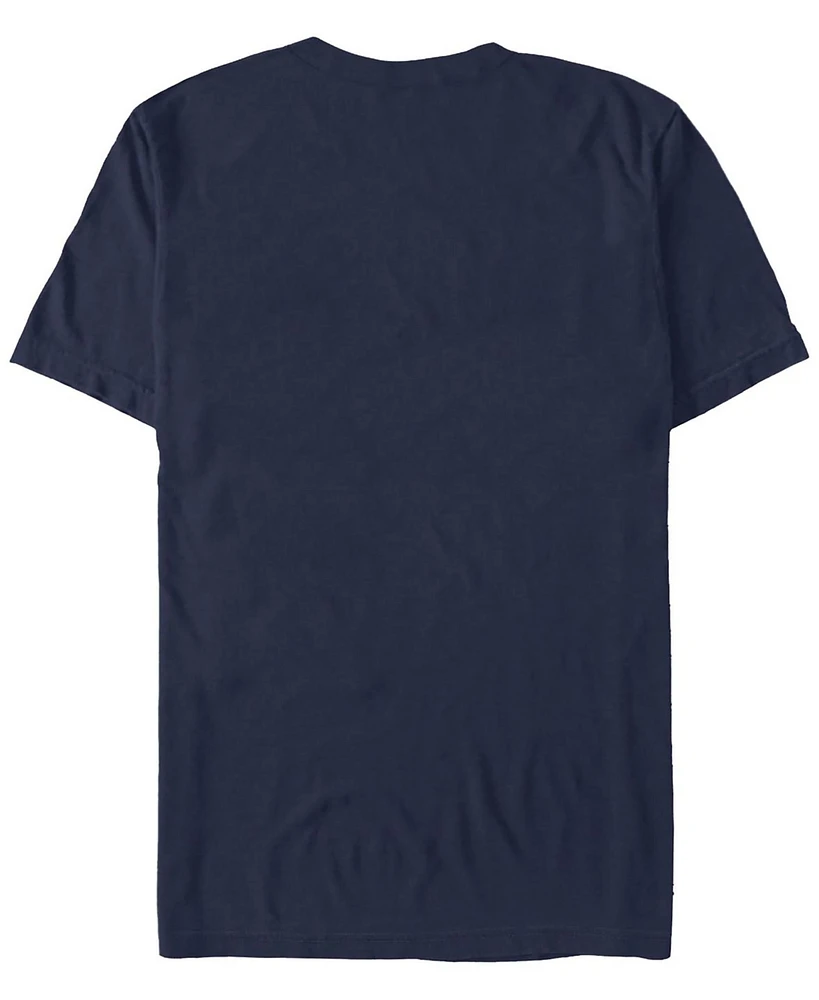 Design By Humans Men's The Great Fibonacci Wave Short Sleeve T-Shirt
