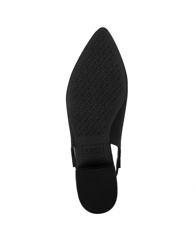 Jones New York Women's Qeemeh Perforated Slingback Flats