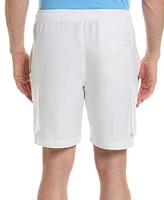 Cubavera Men's 8" Drawstring Linen Cargo Shorts