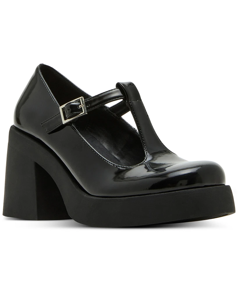 Madden Girl Lottie T-Strap Platform Mary-Jane Pumps