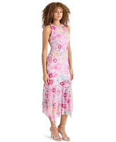 Steve Madden Women's Lanetta Asymmetric-Hem Midi Dress