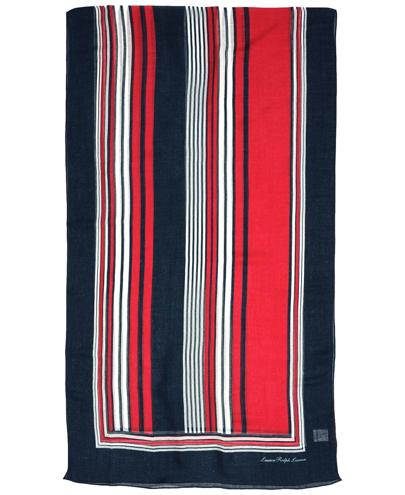 Lauren Ralph Mixed Stripe Wrap