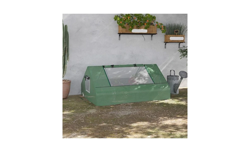 Green Mini Greenhouse – Compact and Versatile for Indoor and Outdoor Gardening