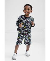 Nightmare Before Christmas Little Boys Disney French Terry Sweatshirt and Shorts