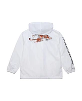 Mitchell & Ness Men's White Cincinnati Bengals Vintage Logo Coaches Full-Snap Hoodie Jacket