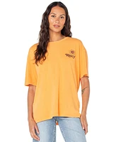 Roxy Juniors' Vamos Cotton Oversized Graphic T-Shirt