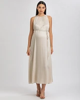 Pietro Brunelli Maternity Maternity Sleeveless Satin-Touch Special Occasions Clarissa Dress