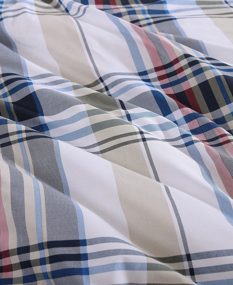 Tommy Hilfiger Waterbury Plaid Cotton 2-Pc. Comforter Set, Twin/Twin Xl