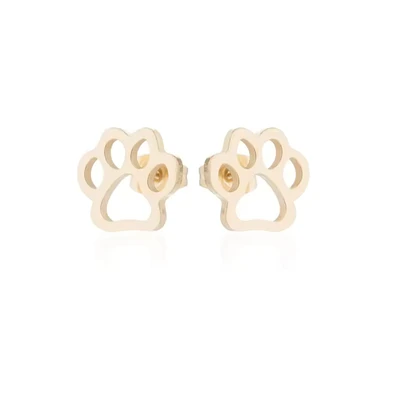 CharmedPaw Paw Print Stud Earrings