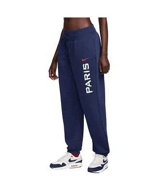 Nike Women's Navy Paris Saint-Germain Phoenix Fleece Pants